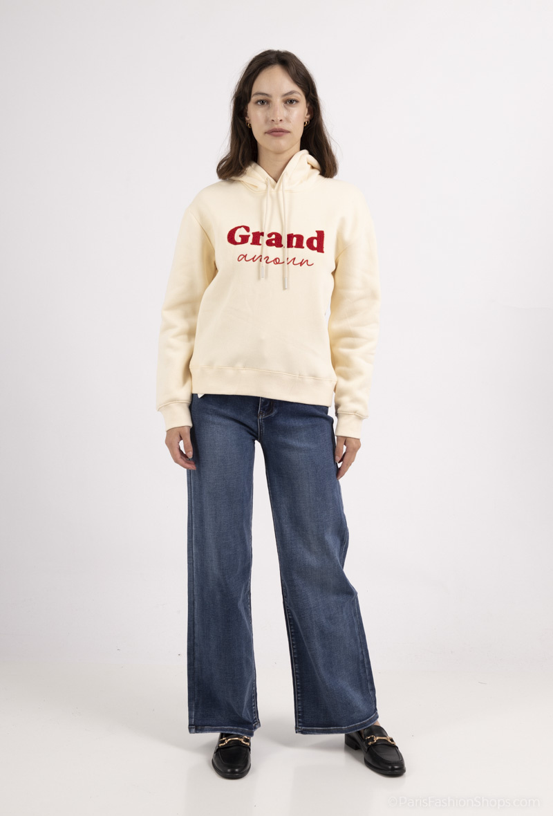 Wholesaler PM Mère & Fille - Hoodie with lettering