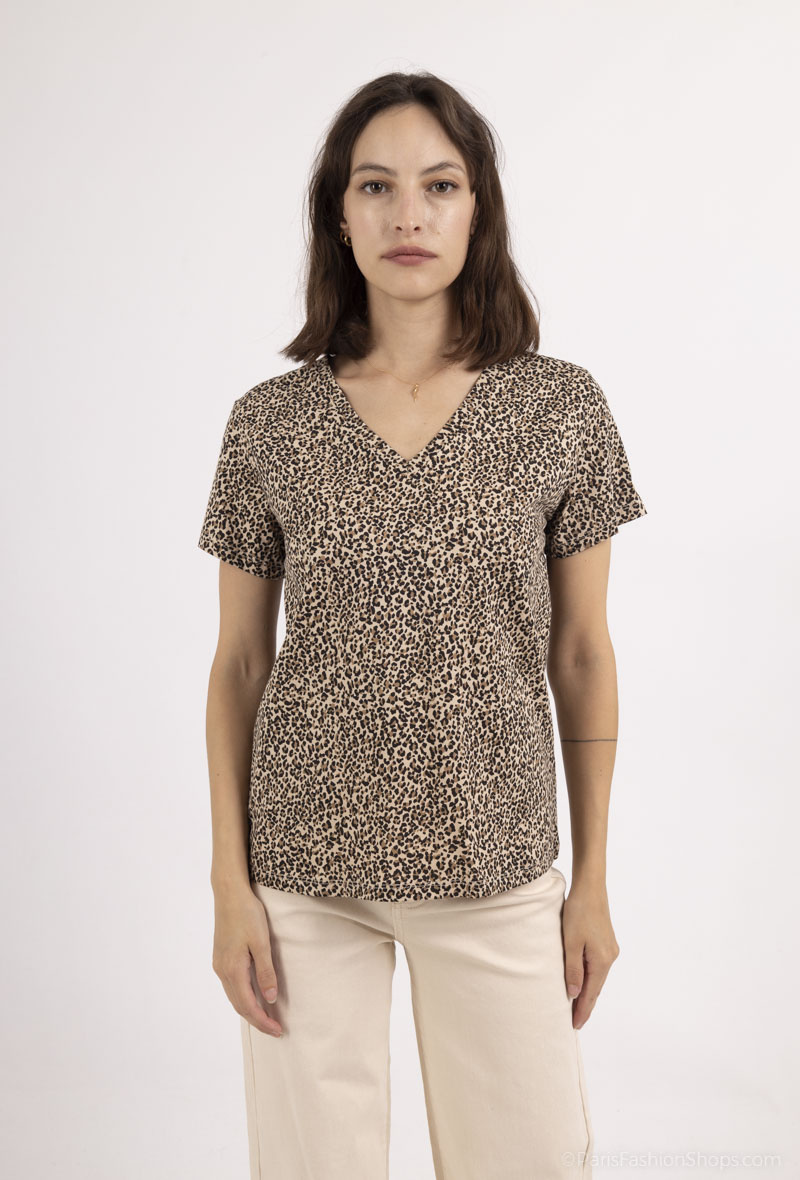 Wholesaler PM Mère & Fille - Leopard print t-shirt