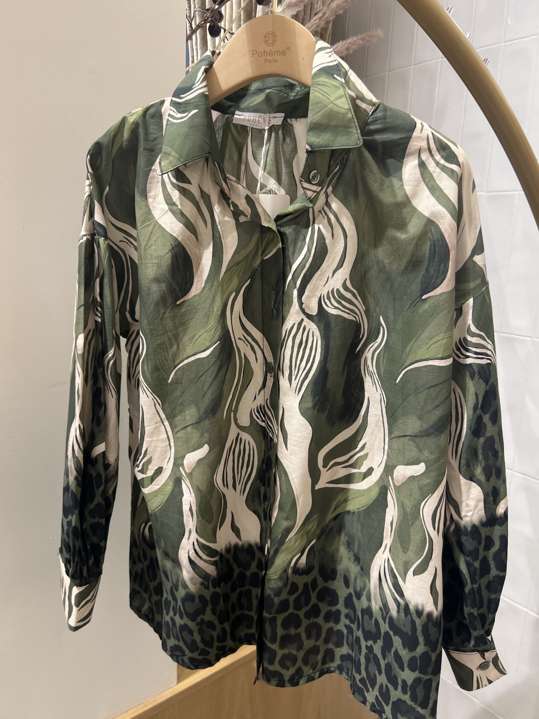 Wholesaler POHÊME - Layana dressy patterned blouse