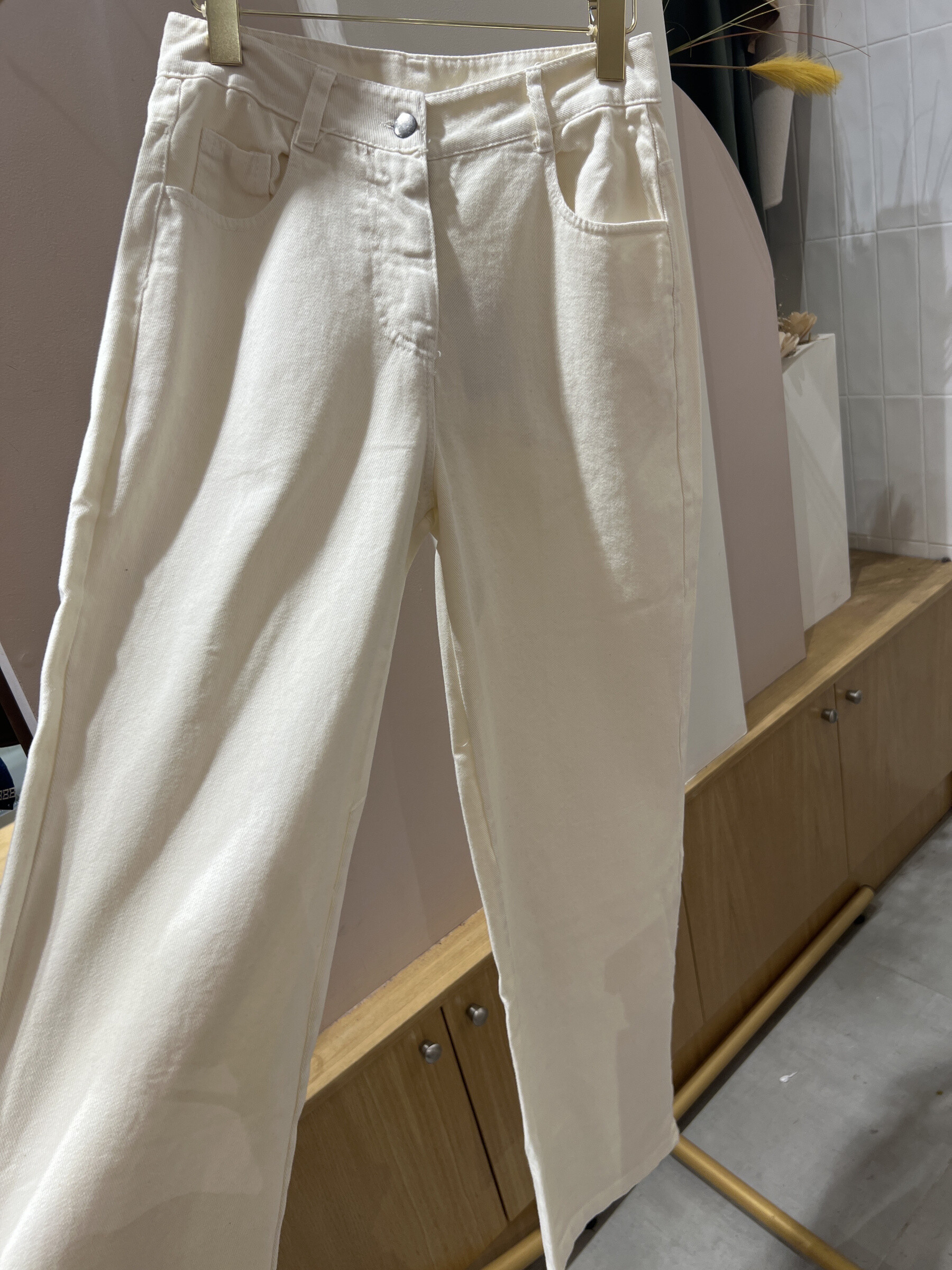 Wholesaler POHÊME - Zoè plain flare pants with 5 timeless pockets