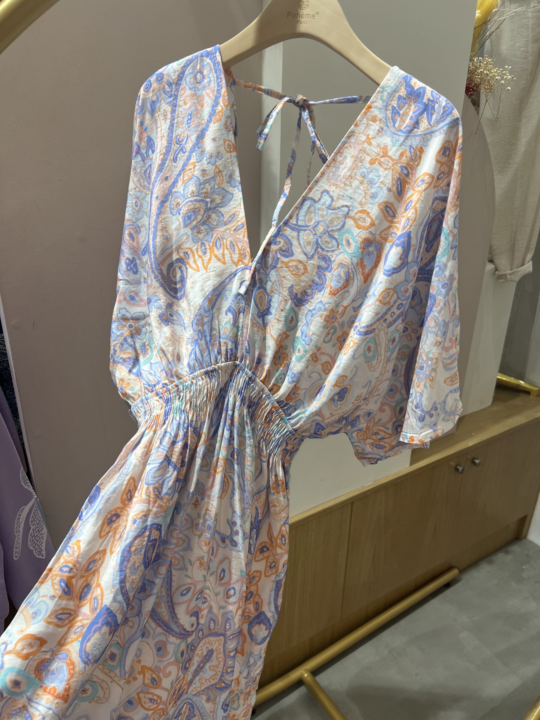 Wholesaler POHÊME - Flowing Léana dress in a pleasant material