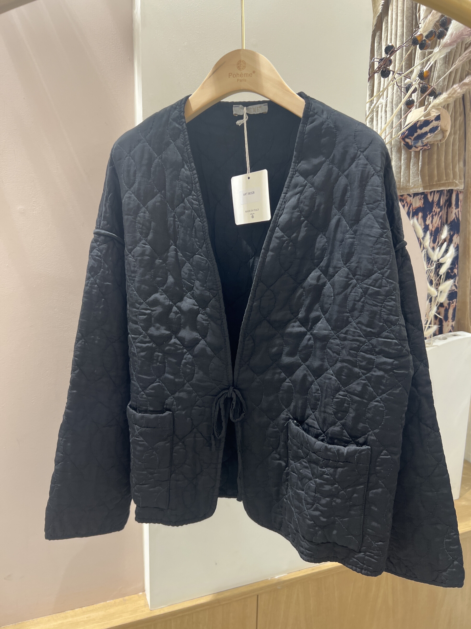 Wholesaler POHÊME - Lubin jacket with single knot as a closure
