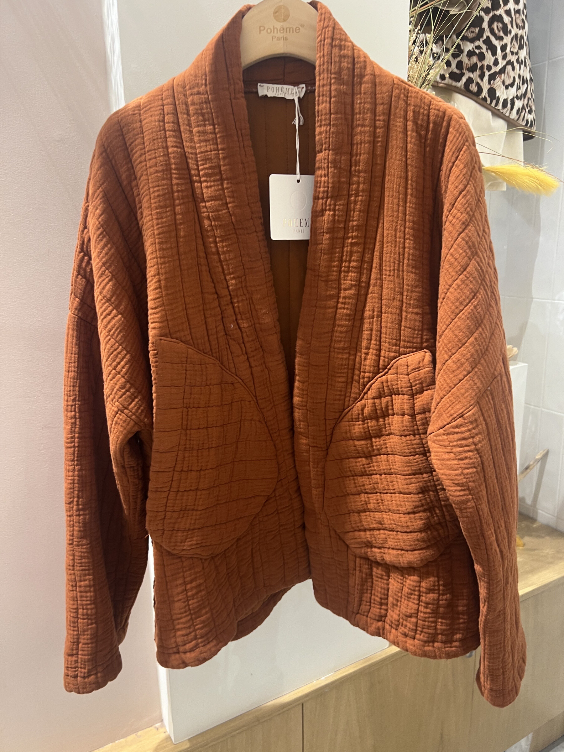 Wholesaler POHÊME - Alfredine cotton jacket with rounded pocket