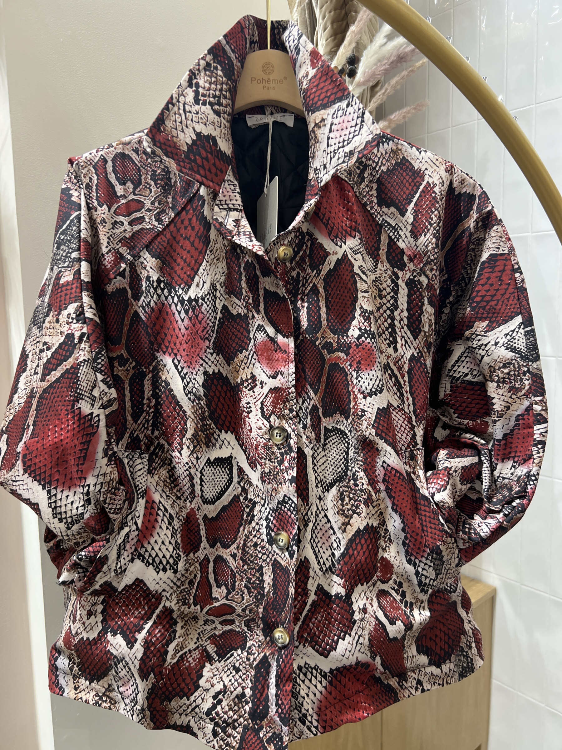 Wholesaler POHÊME - Paloma oversized animal print jacket