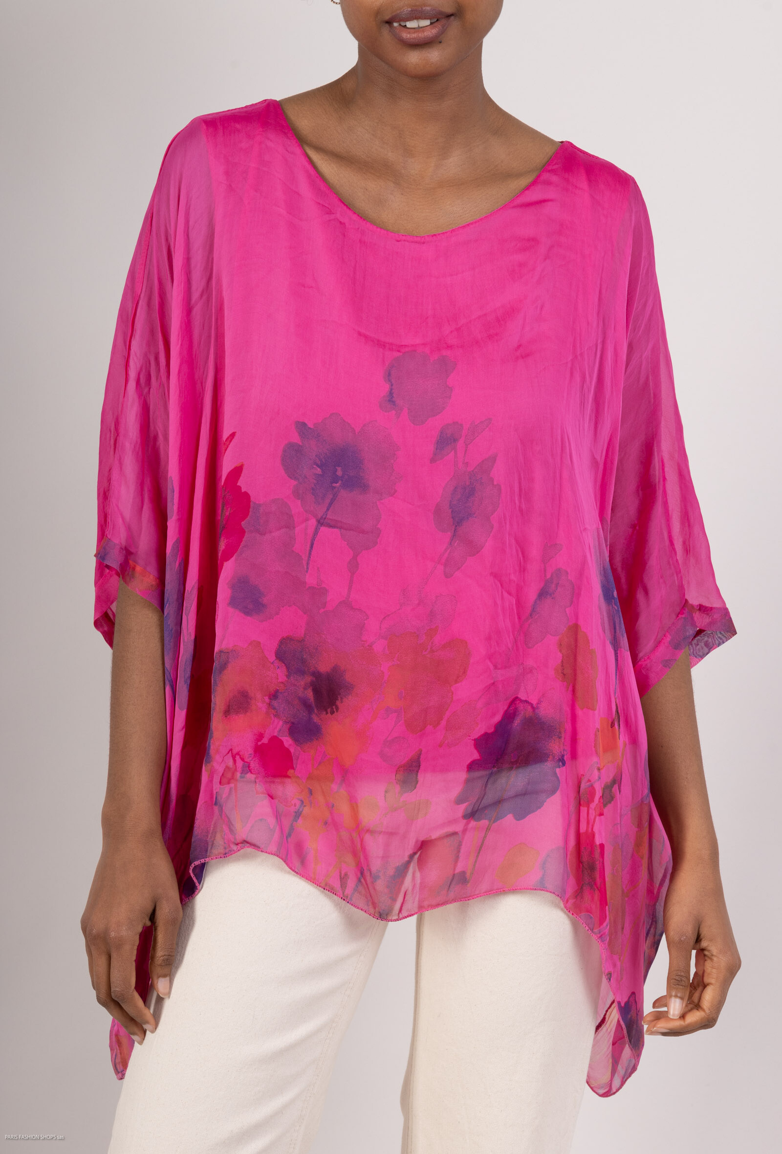 Wholesaler Polita Paris - Silk printed blouse