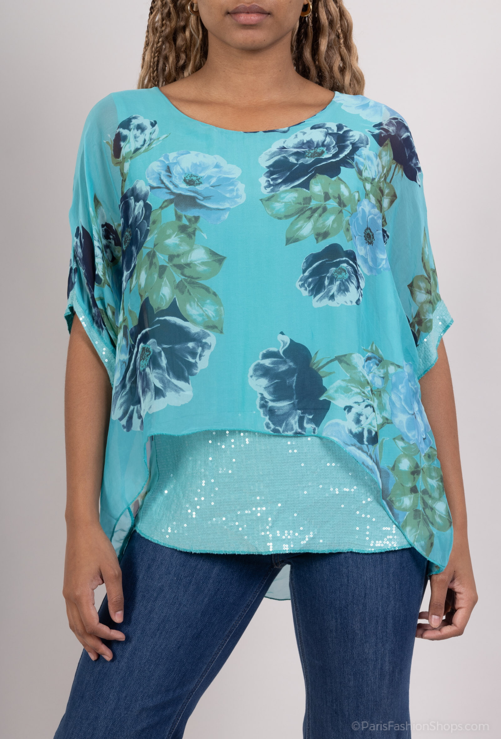 Wholesaler Polita Paris - Silk printed blouse