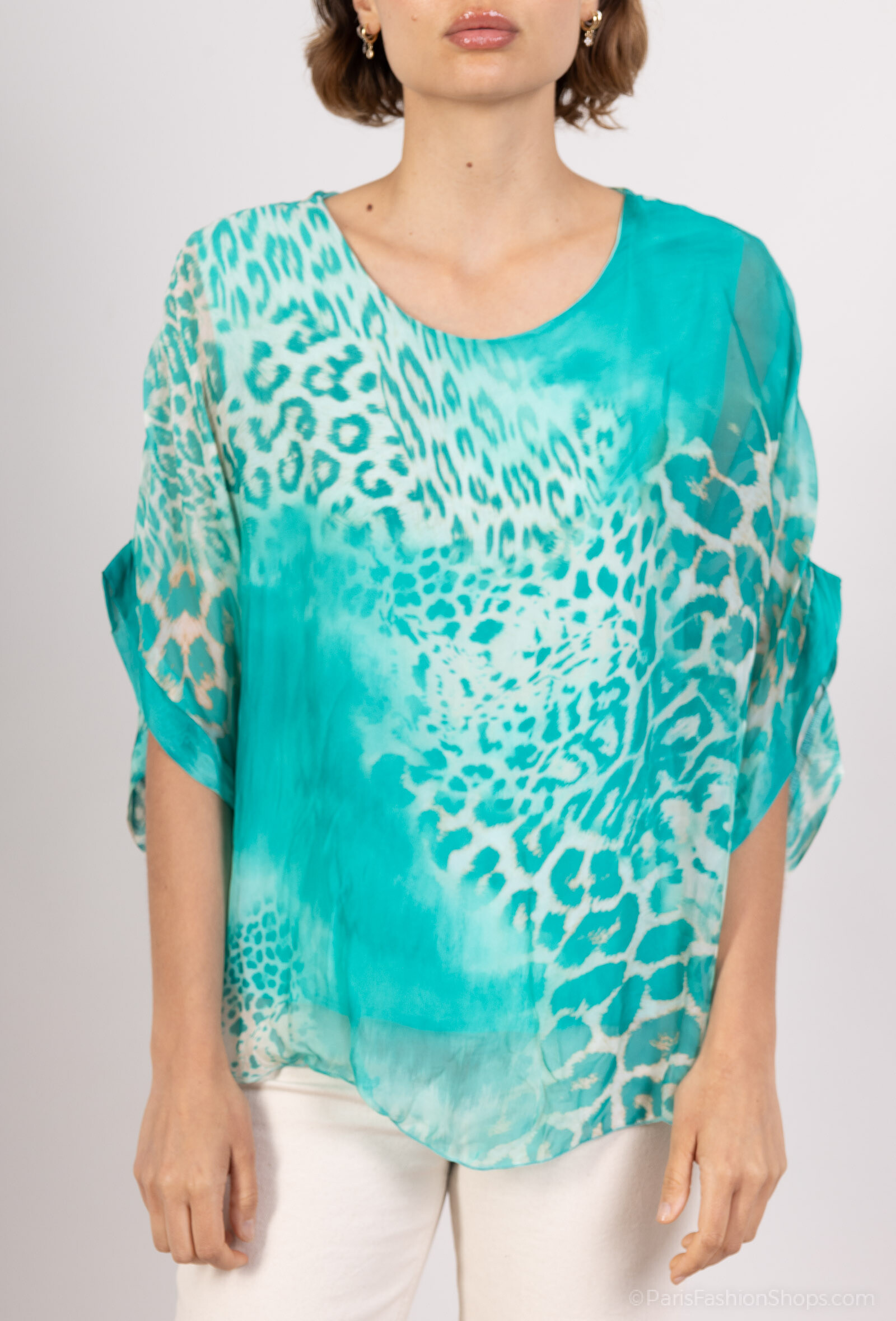 Wholesaler Polita Paris - Silk printed blouse