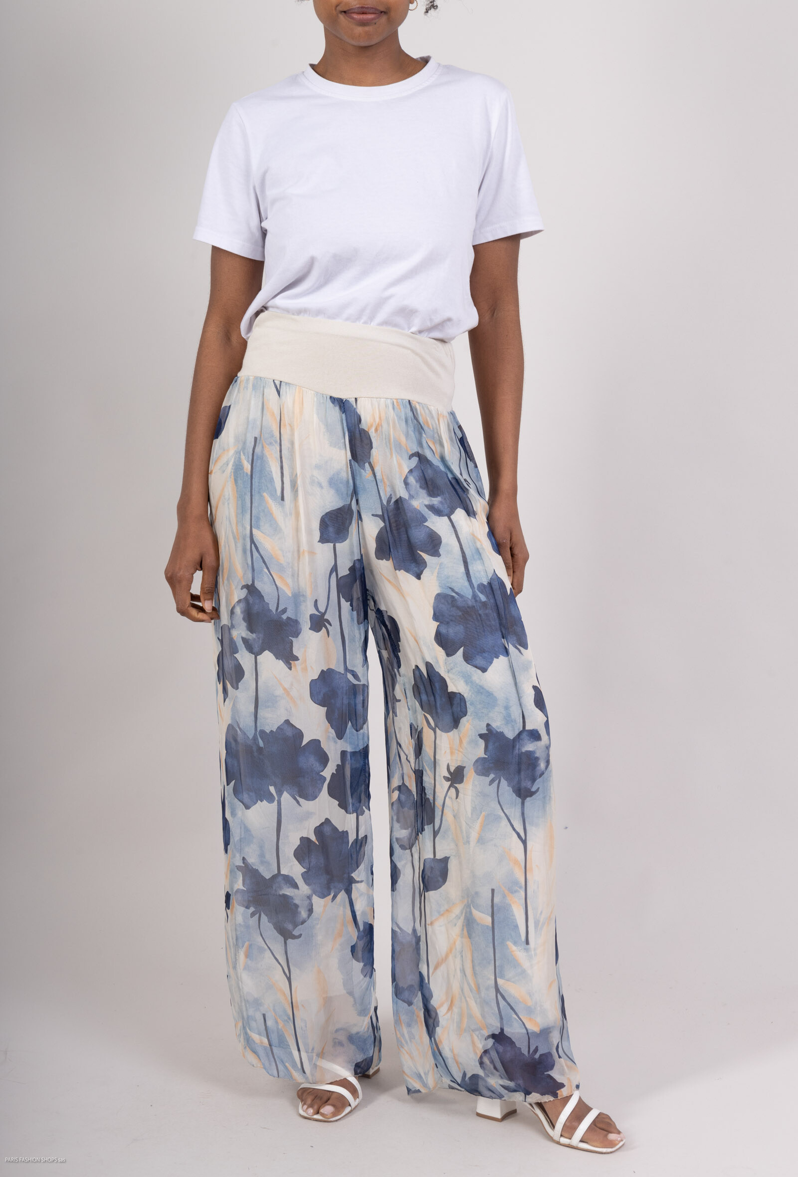 Wholesaler Polita Paris - Solid silk pant
