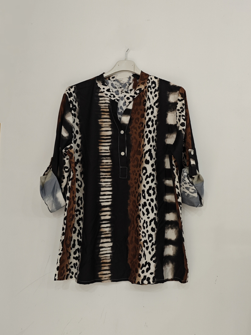 Grossiste Pomelo - blouse imprimé polyester