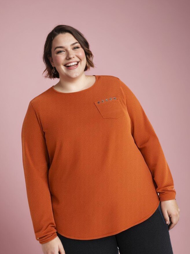 Mayorista Pomme Rouge Paris - Blusa de seda azul óxido (C6175)