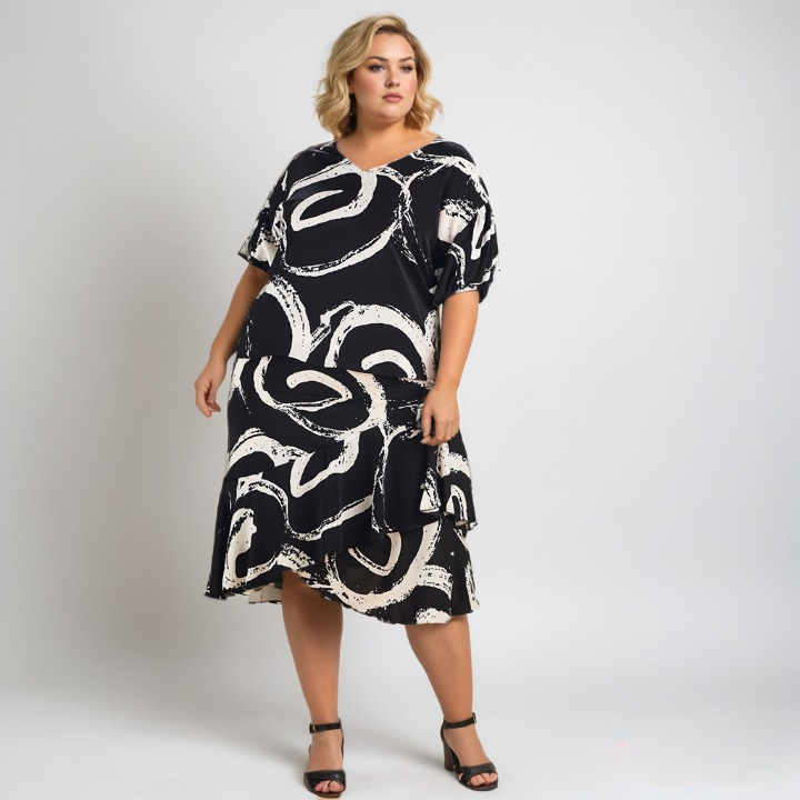 Mayorista Pomme Rouge Paris - Top + falda impresa (C6197)