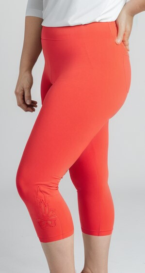 Grossiste Pomme Rouge Paris - Legging court avec motif (B210)