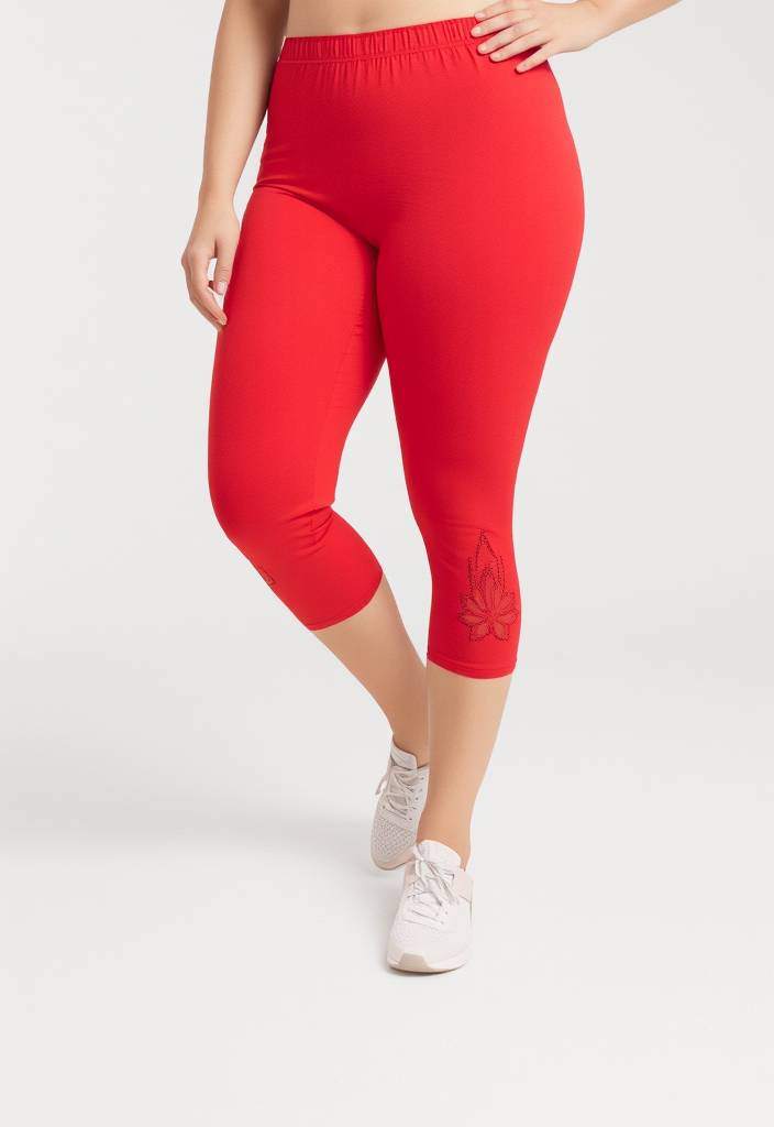 Mayorista Pomme Rouge Paris - Leggings cortos con estampado (B210)
