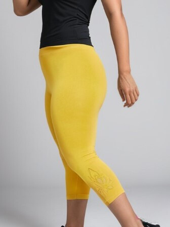Grossiste Pomme Rouge Paris - Legging court avec motif (B210)