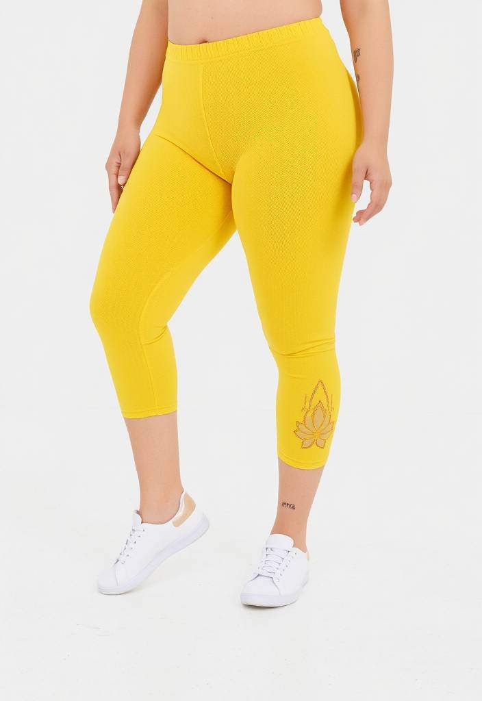 Mayorista Pomme Rouge Paris - Leggings cortos con estampado (B210)