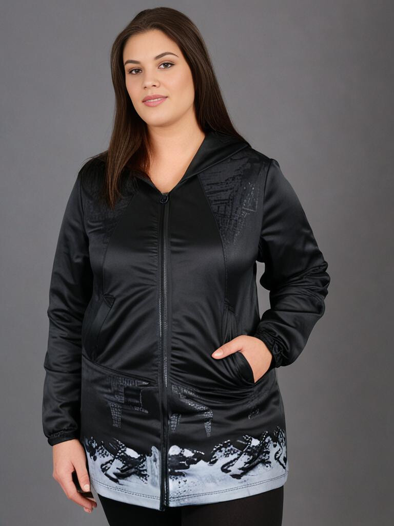 Grossiste Pomme Rouge Paris - Manteau imprimé matelassé (CA6622)