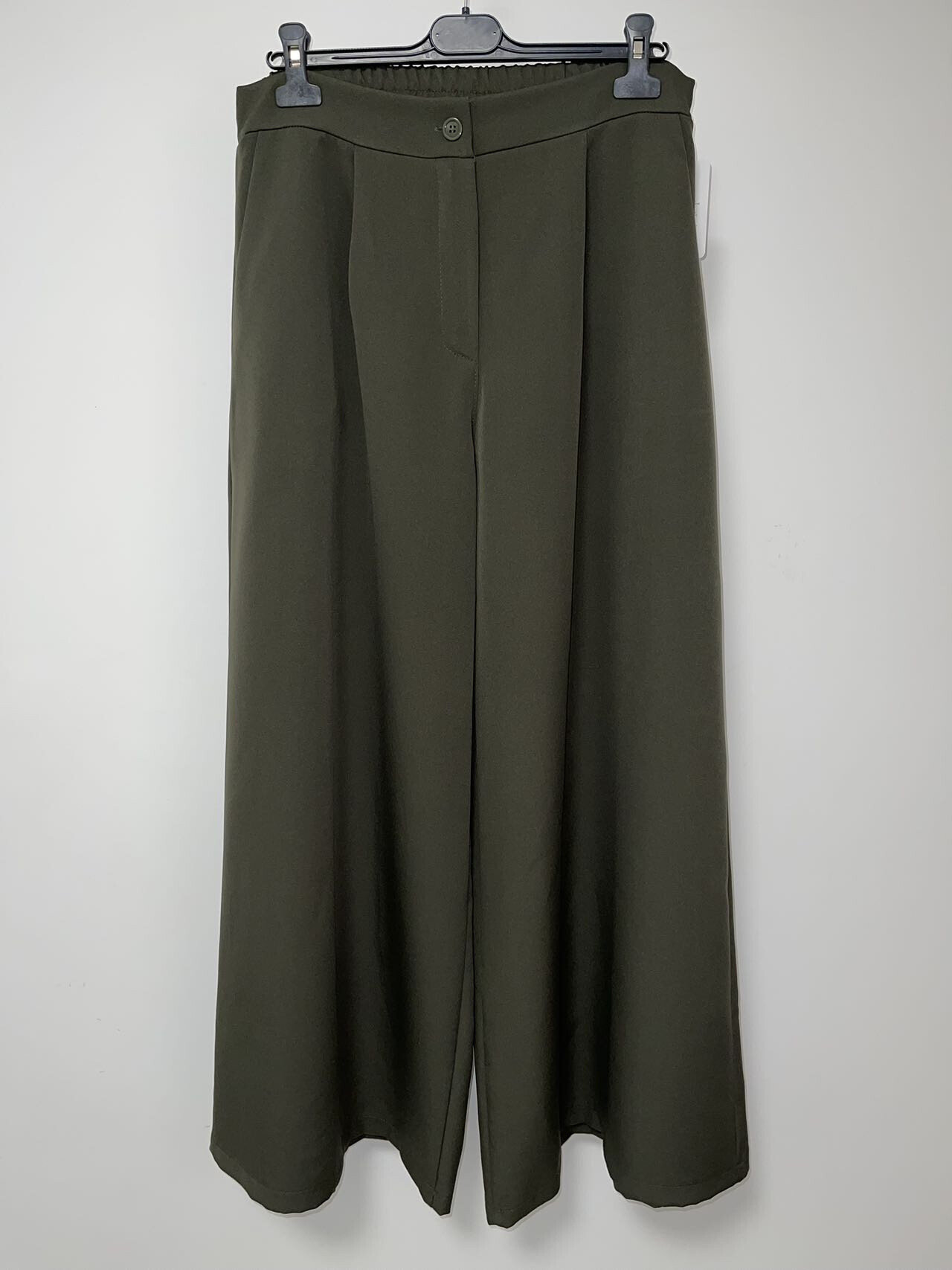 Grossiste Pomme Rouge Paris - Pantalon ample kaki (T230018)