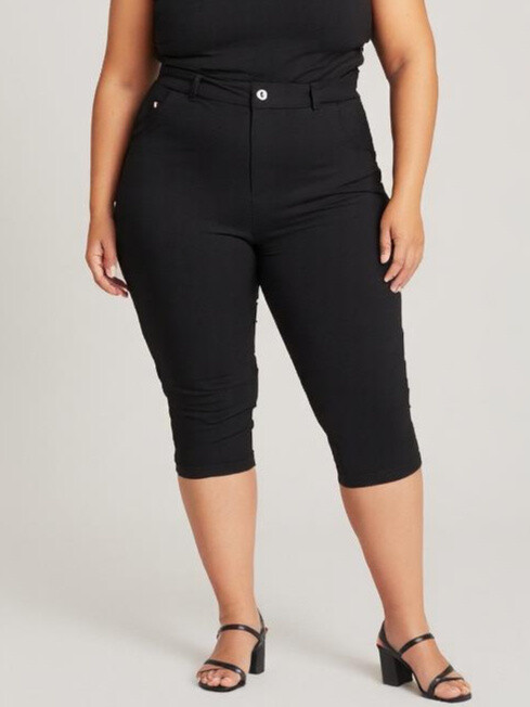 Grossiste Pomme Rouge Paris - Pantacourt ultra stretch (B232)