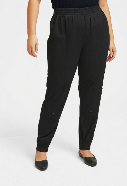 Grossiste Pomme Rouge Paris - Pantalon bouffant blanc (B119)