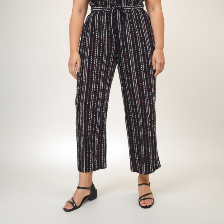 Grossista Pomme Rouge Paris - Grandi pantaloni stampati (B231)
