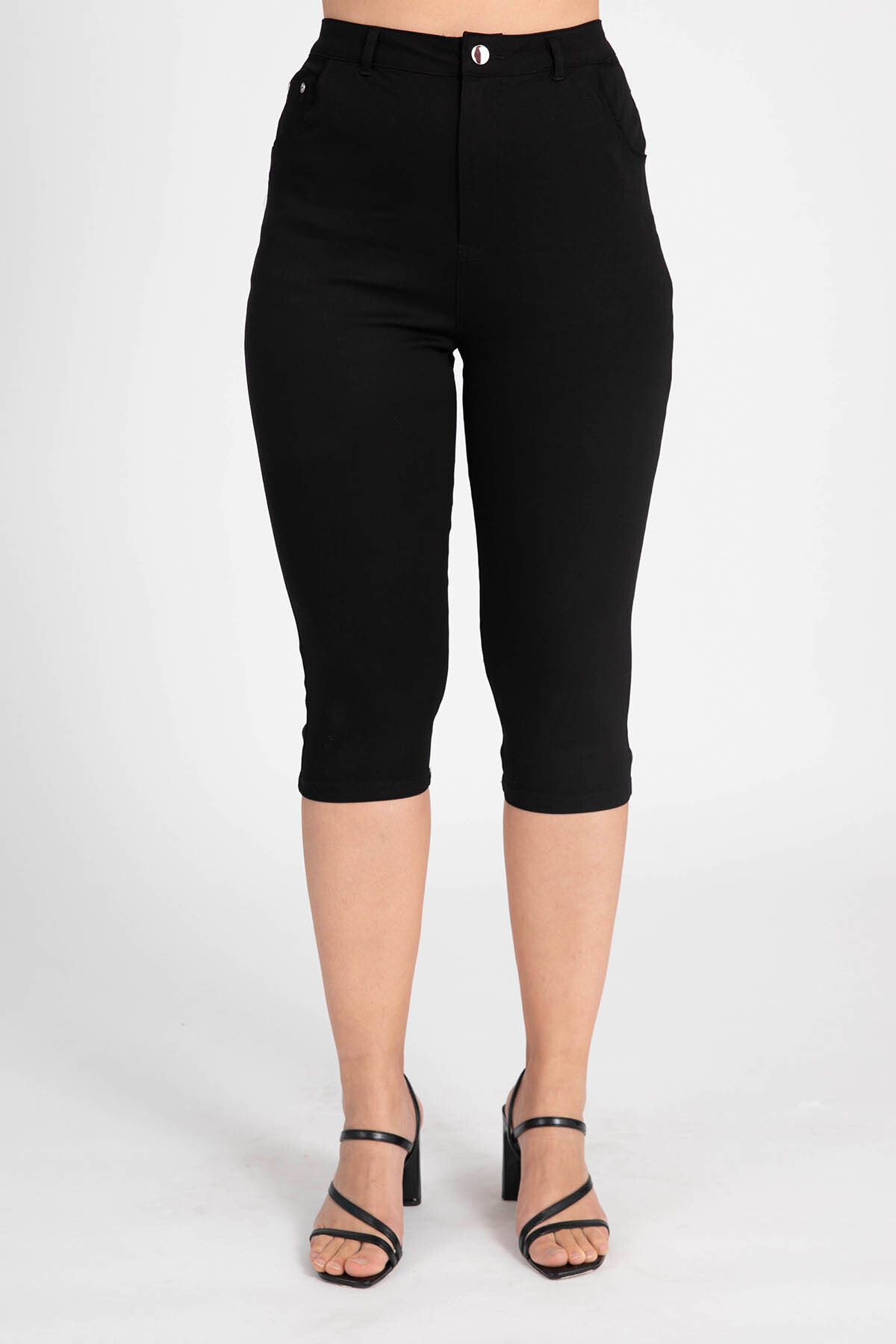 Grossiste Pomme Rouge Paris - Pantacourt ultra stretch (B232)