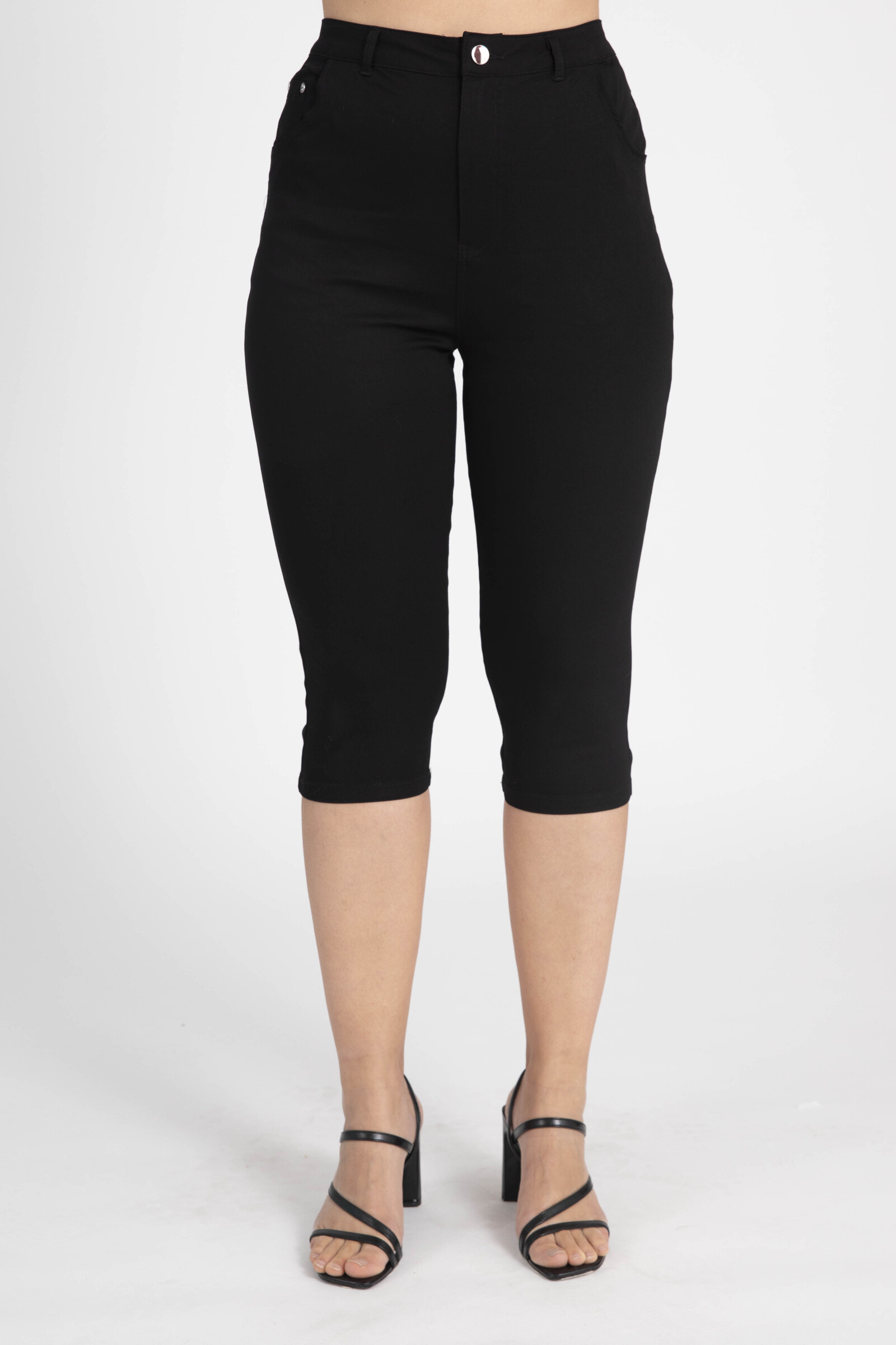 Grossiste Pomme Rouge Paris - Pantacourt ultra stretch (B232)