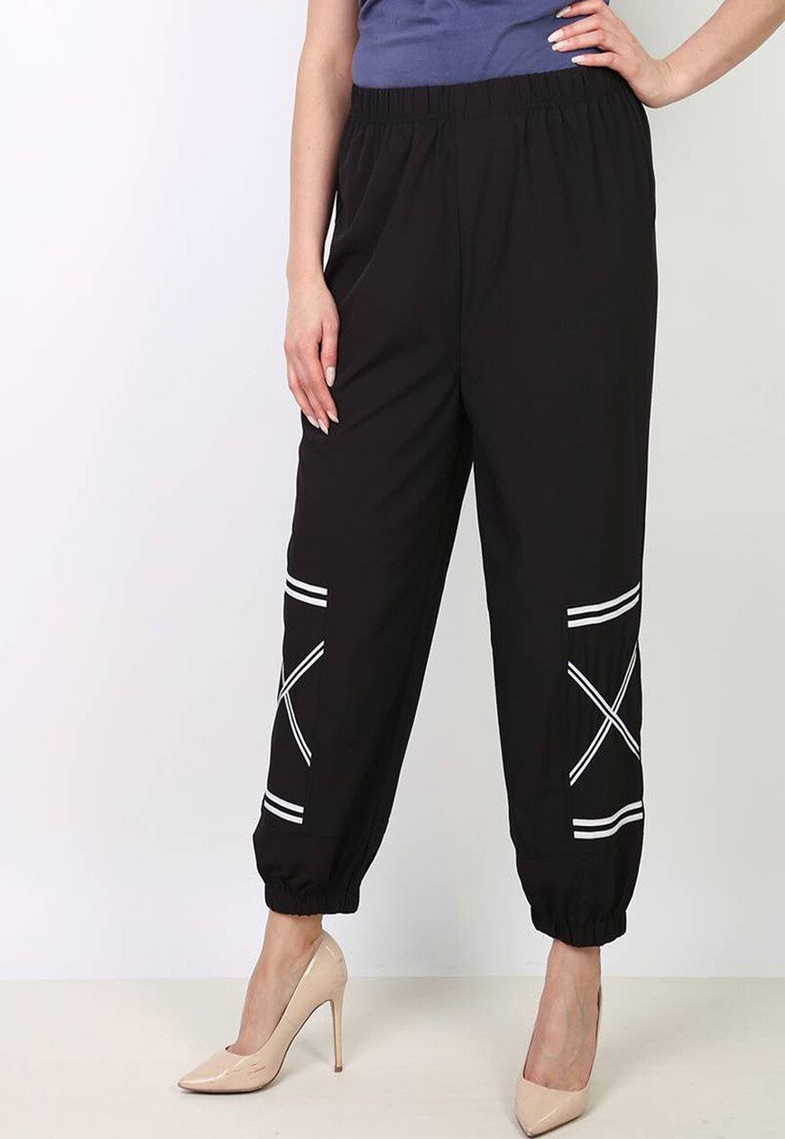 Grossiste Pomme Rouge Paris - Pantalon style sport grande taille (B175)