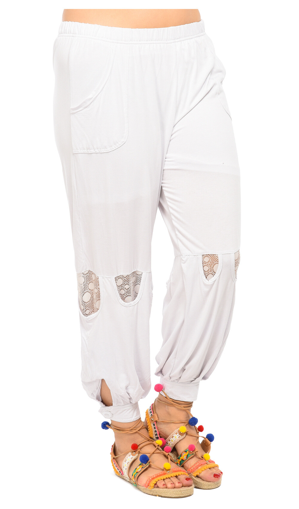 Grossiste Pomme Rouge Paris - Pantalon jogging ajouré (B83)