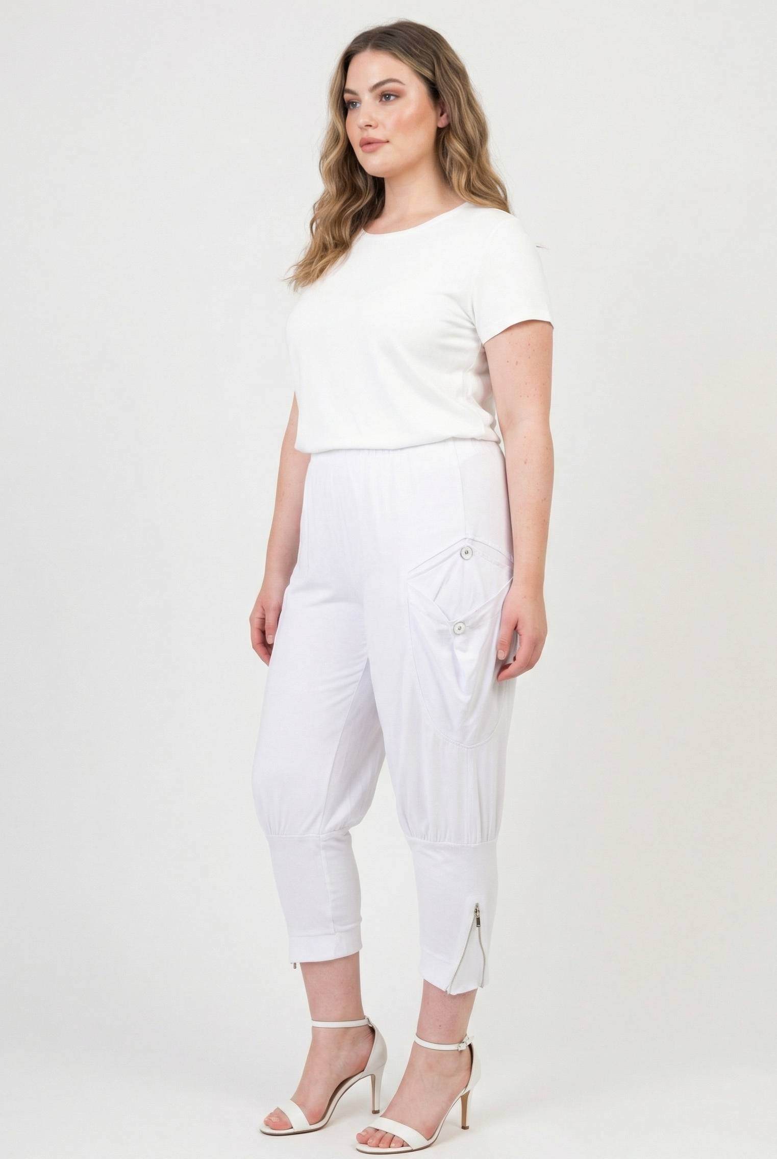 Grossiste Pomme Rouge Paris - Pantalon jogging grande taille (B82)