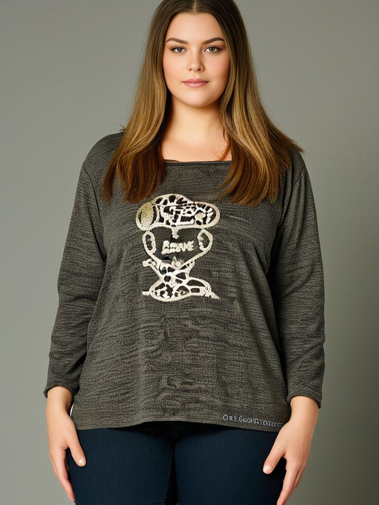 Großhändler Pomme Rouge Paris - Khaki Pull Hundemuster (T9818)