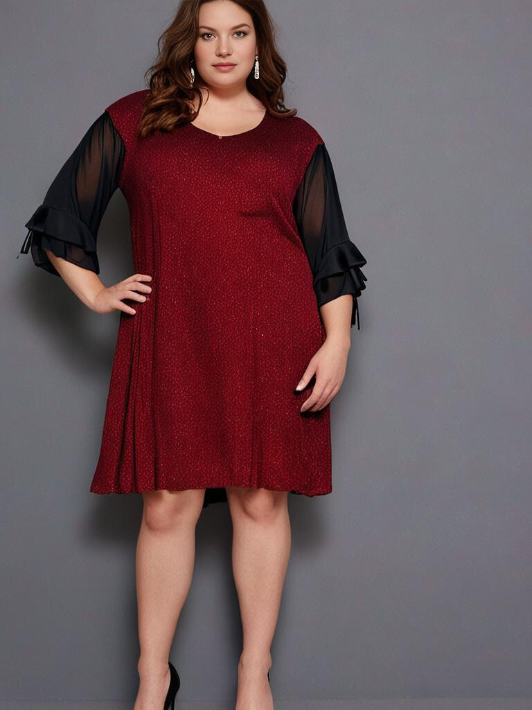 Mayorista Pomme Rouge Paris - Vestido de diamantes de imitación rojo (T3654)