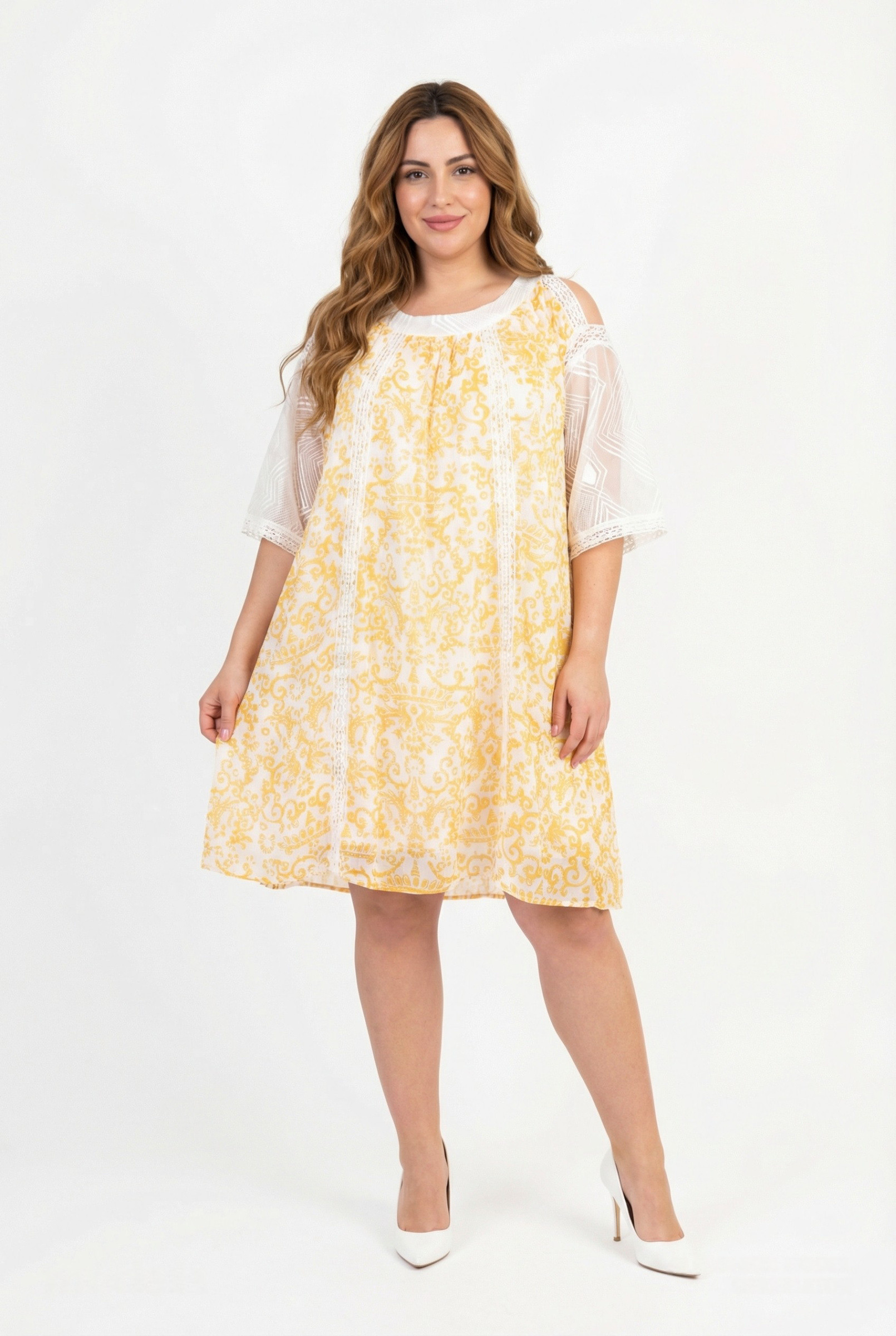 Combinaison Fond De Robe En Nylon – Femme, Taille 48, Blanc – Sans Marque, Neuve