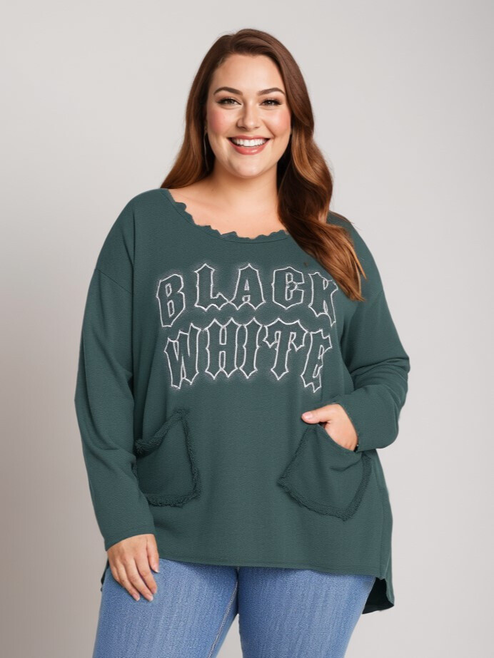 Mayorista Pomme Rouge Paris - Camiseta verde desgastada (T11721)