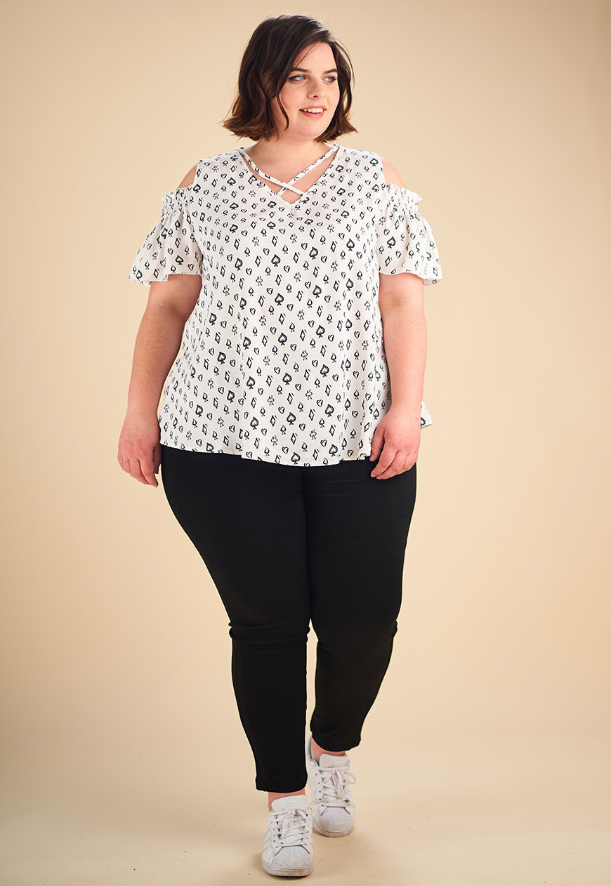 Mayorista Pomme Rouge Paris - Top Print Poker (C6202)