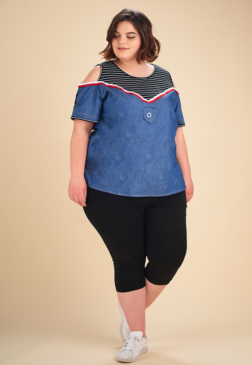 Mayorista Pomme Rouge Paris - Camiseta de imitación Jean (C6220)