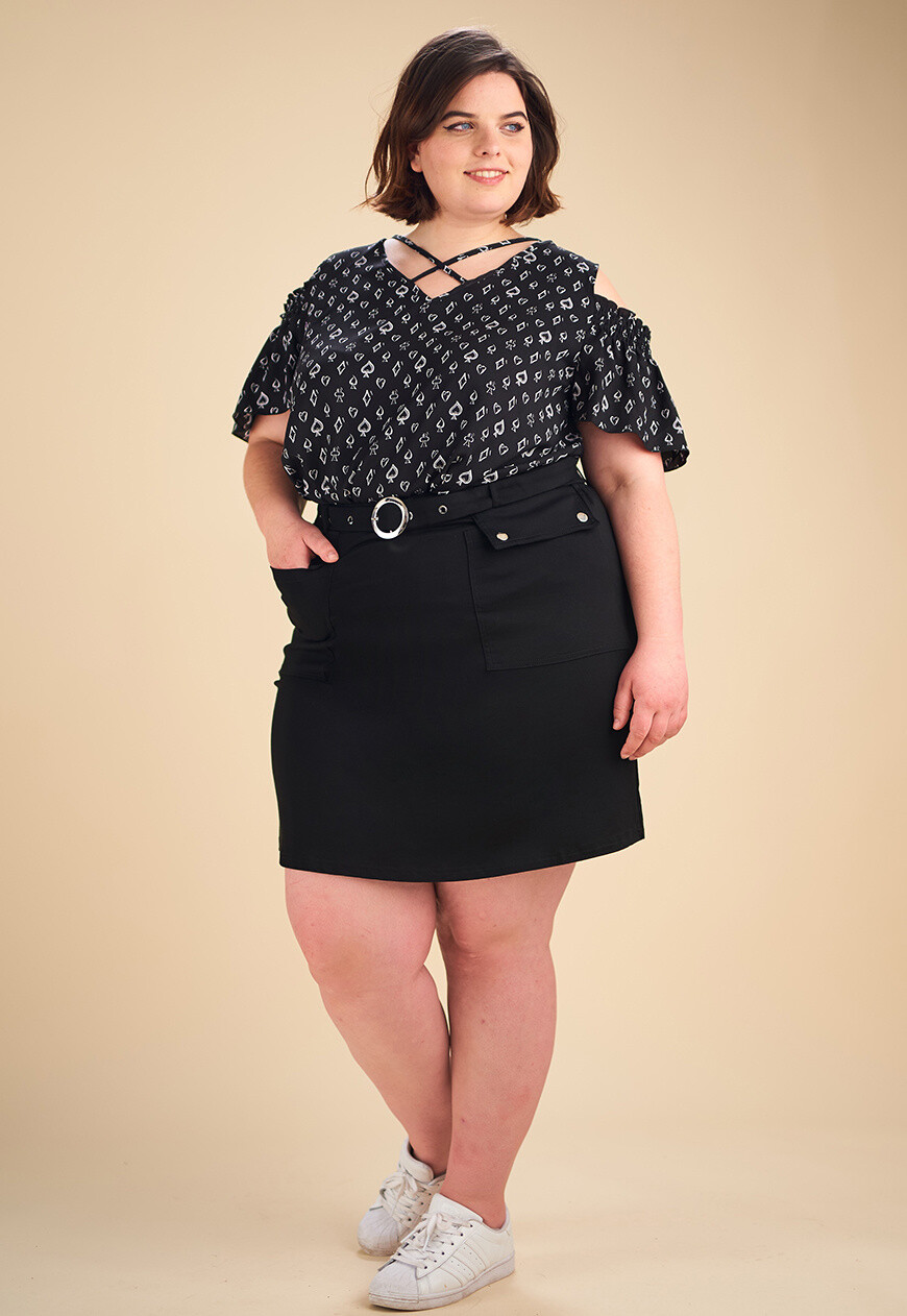 Mayorista Pomme Rouge Paris - Top Print Poker (C6202)