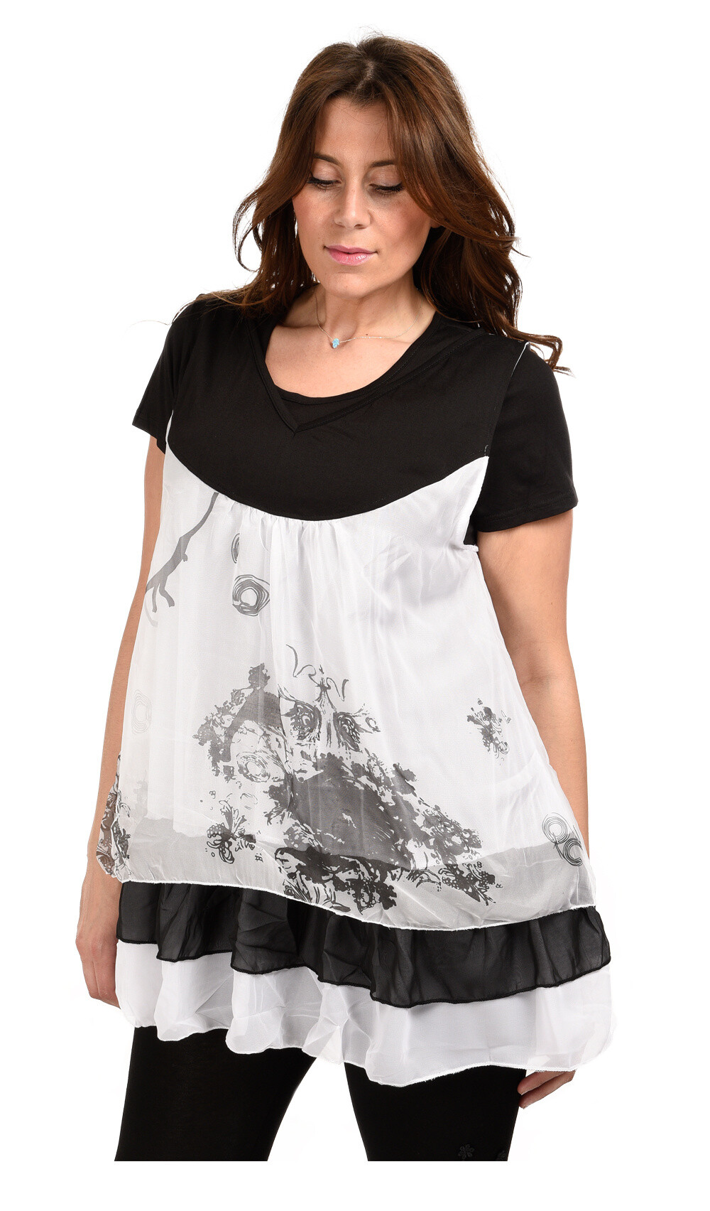 Wholesaler Pomme Rouge Paris - TOP + Subli -Size Pull + Set (A090)