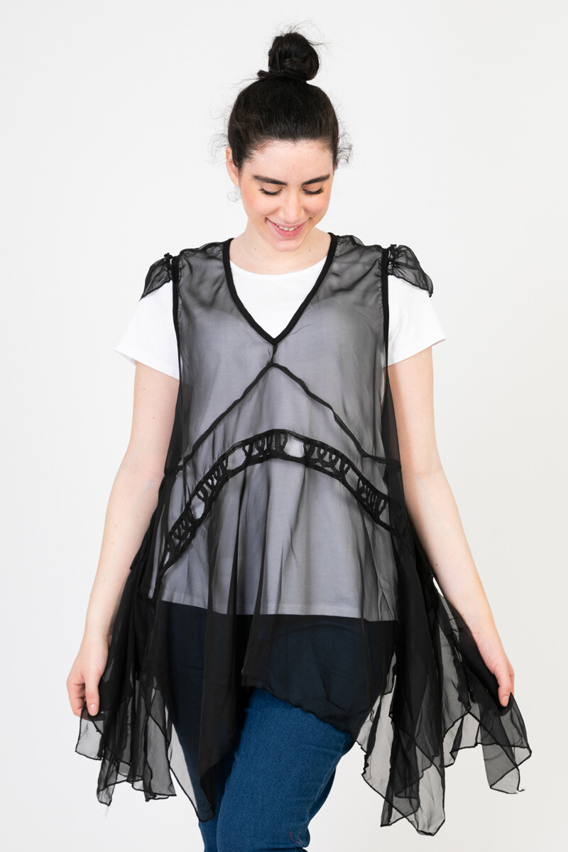 Wholesaler Pomme Rouge Paris - TOP + Subli -Size Pull + set (A113)