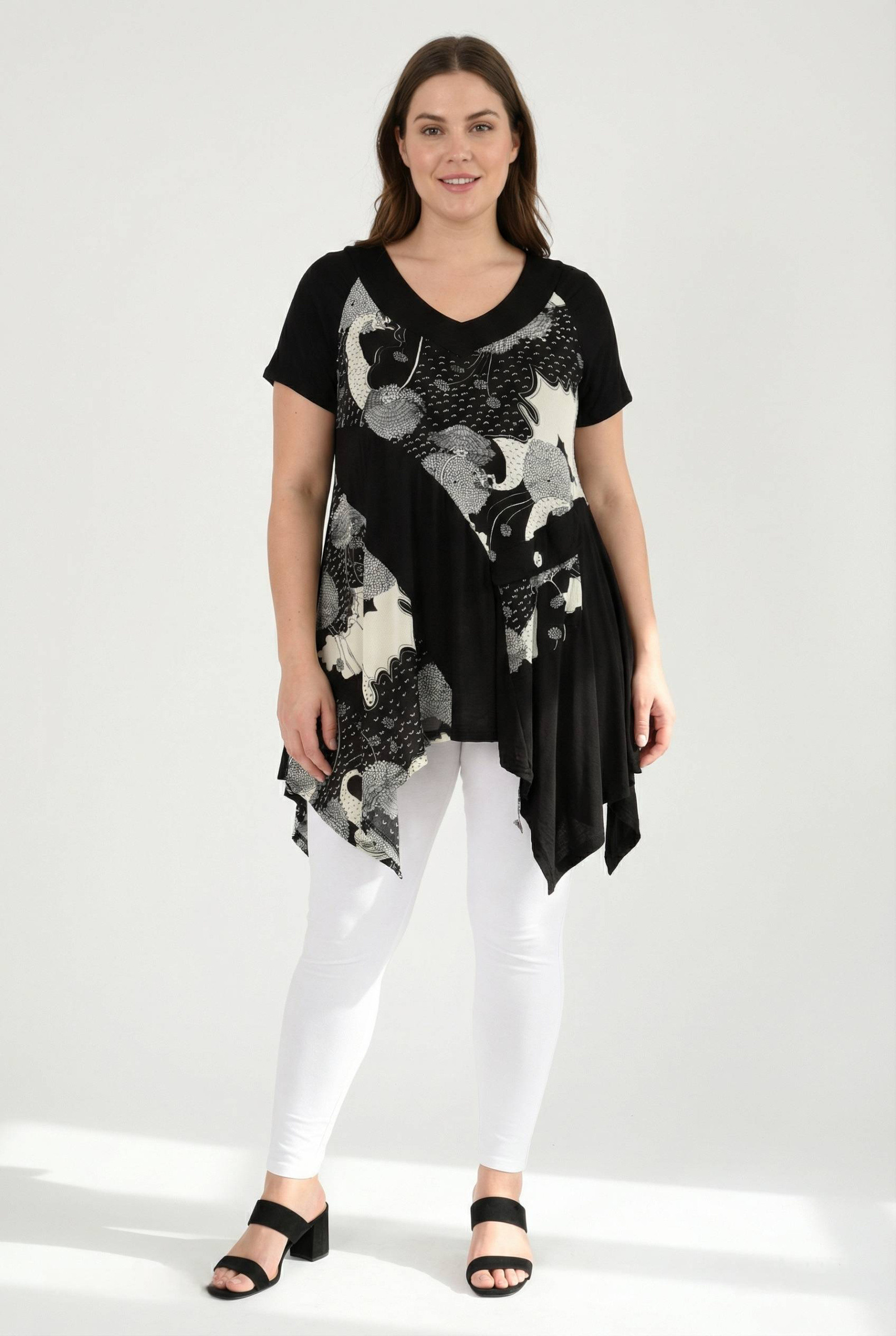 Grossiste Pomme Rouge Paris - Ensemble 2 en 1 grande taille (A235)