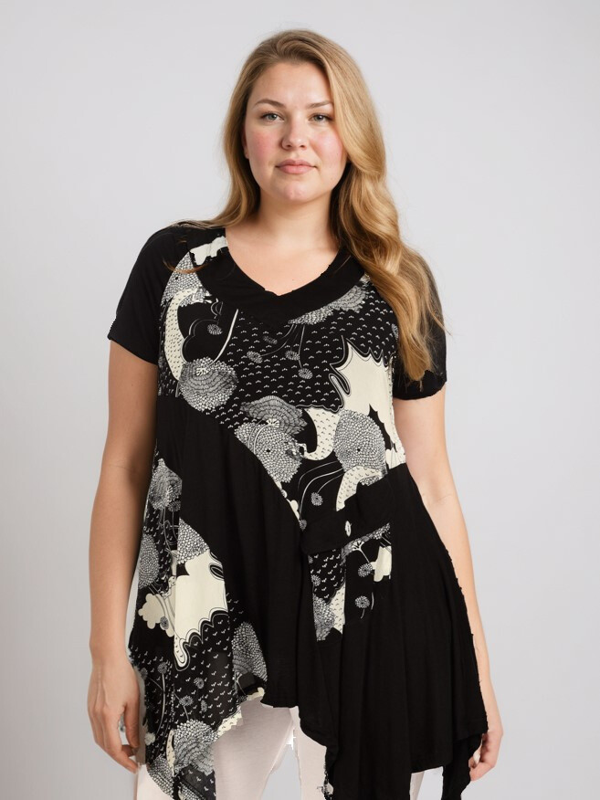 Grossiste Pomme Rouge Paris - Ensemble 2 en 1 grande taille (A235)