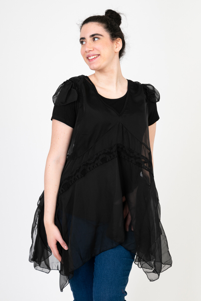 Wholesaler Pomme Rouge Paris - TOP + Subli -Size Pull + set (A113)
