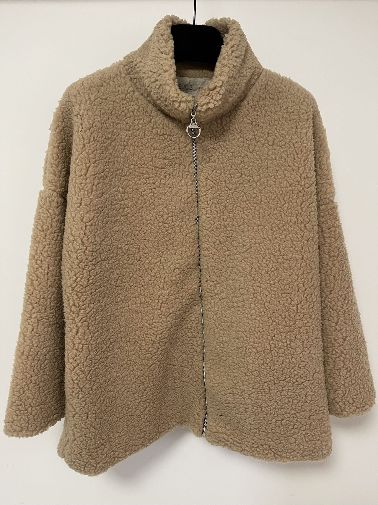 Grossiste Pomme Rouge Paris - Veste polaire beige (T5763)