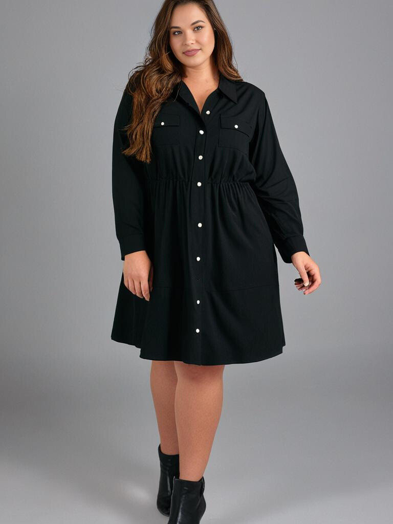 Grossiste Pomme Rouge Paris - Veste-Robe unie (C6525)