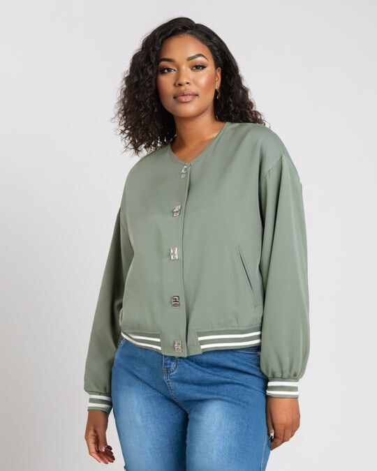 Mayorista Pomme Rouge Paris - Gran chaqueta verde de peluche (C6530)