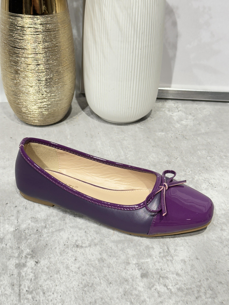 Grossiste Poti Pati - SP011-GT Ballerines simples avec noeud GRANDES TAILLES