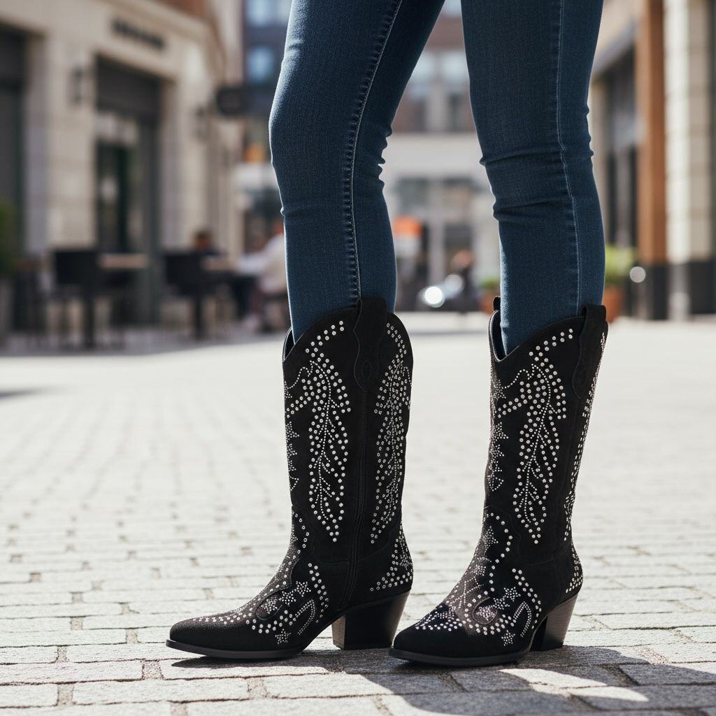 Wholesaler Poti Pati - DF052 Rhinestone Cowboy Boots