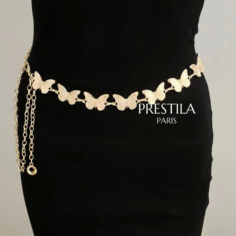 Grossiste PRESTILA - Ceinture chaîne Papillon