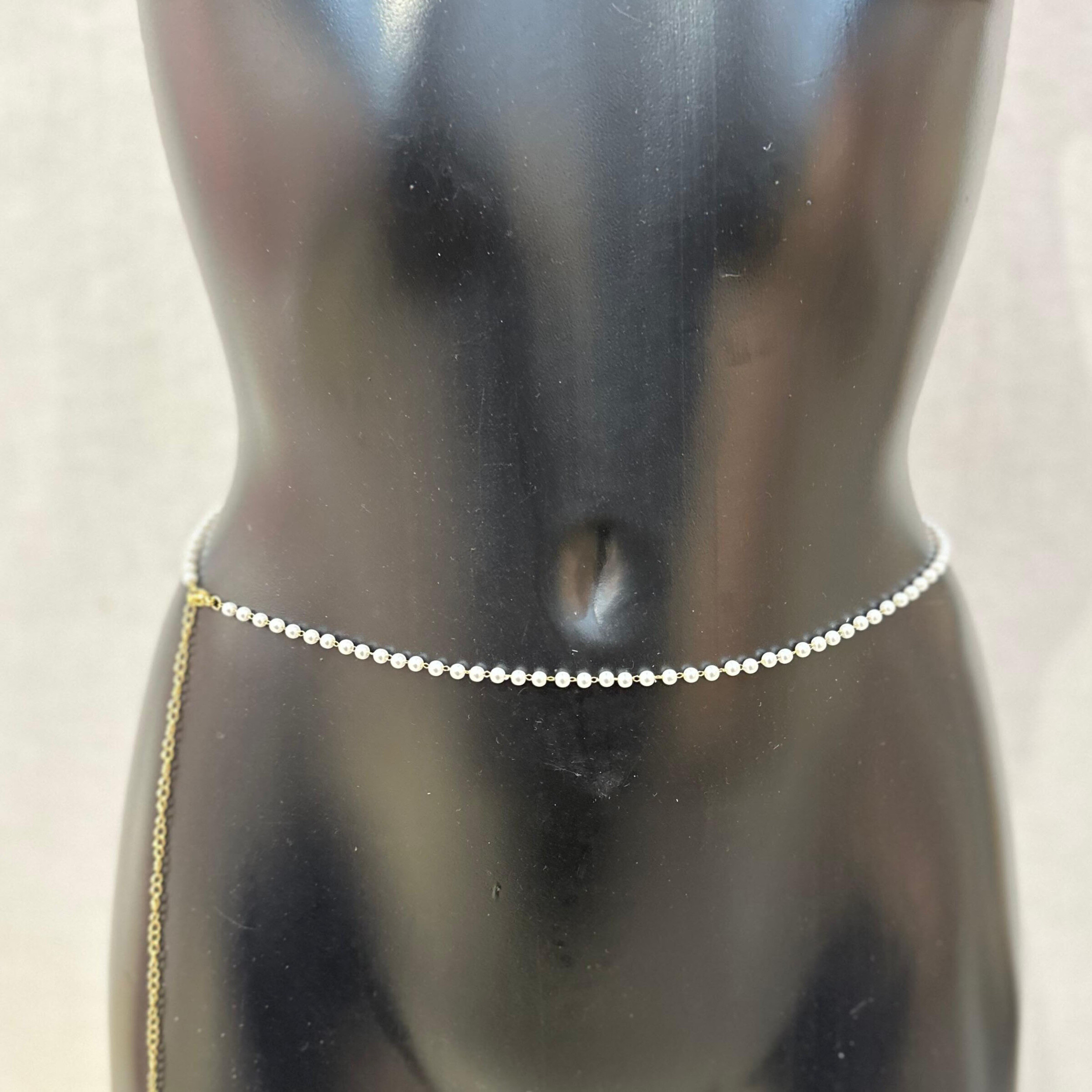 Grossiste PRESTILA - Ceinture Bijoux Perles Acier Inoxydable