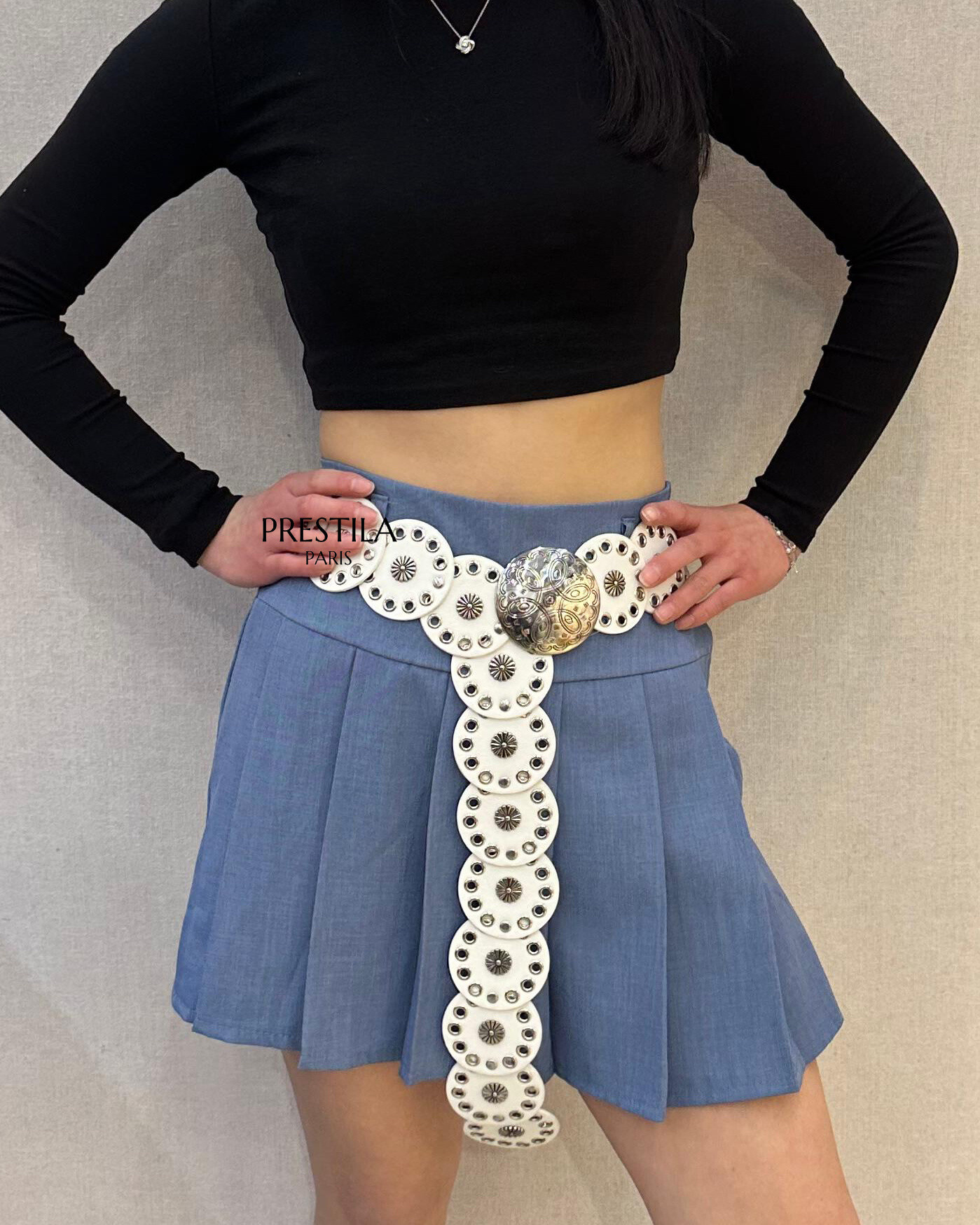 Grossiste PRESTILA - Ceinture Vintage Boho Chic Femme