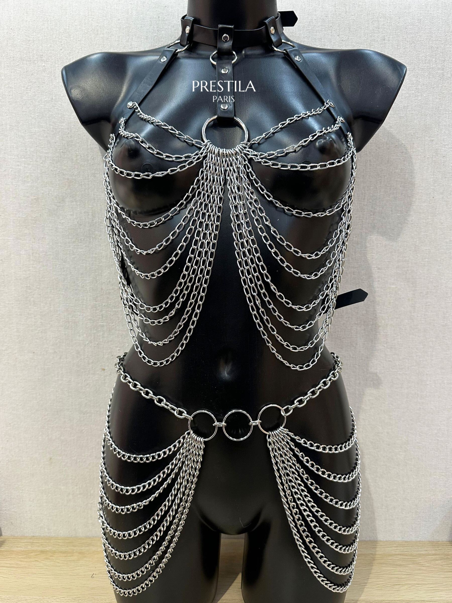 Grossiste PRESTILA - Ensemble harnais Chaine Femme
